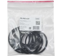 Кольцо уплотнительное плоское Weyer FR-P42-к10 резина, цвет черный, внутренняя PG42, комплект-10 шт. WE5102500-10