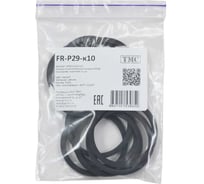Кольцо уплотнительное плоское Weyer FR-P29-к10 резина, цвет черный, внутренняя PG29, комплект-10 шт. WE5102300-10