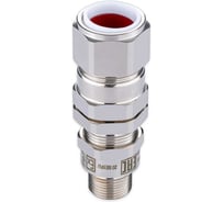 Кабельный ввод взрывозащищенный SURYAKOTI CAST 20 SE1FU2M для бронированного кабеля диаметром 6.5-14 / 12.5-21 мм, с двойным уплотнением, ввод.резьба M20x1.5, никелированная латунь, -60 SN0201700