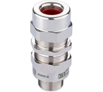 Кабельный ввод взрывозащищенный SURYAKOTI CAST 25 SS2KGP2M для небронированного кабеля диаметром 11-20 мм, с двойным уплотнением, ввод.резьба M25x1.5, никелированная латунь, -60C-+125C, SN0601900