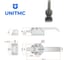 Ручка-рычаг прижимная UnitMC с блокировкой на ключ LS13-1-1 9