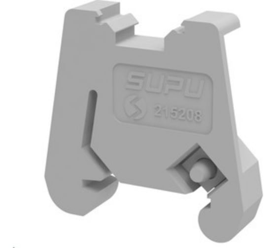 Стопор оконечный винтовой SUPU SP15, толщина 5.2мм, 50 шт 215208