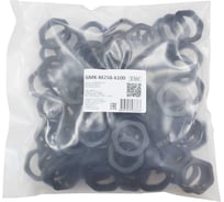 Крепеж для гофрированных труб Weyer GMK-M25B-k100 контргайка, цвет черный, внутр. M25х1.5, комплект-100 шт. WE4602000-100