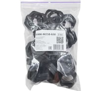 Крепеж для гофрированных труб Weyer GMK-M25B-k50 контргайка, цвет черный, внутр. M25х1.5, комплект-50 шт. WE4602000-50