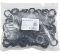 Крепеж для гофрированных труб Weyer GMK-M20B-k100 контргайка, цвет черный, внутр. M20х1.5, комплект-100 шт. WE4601900-100