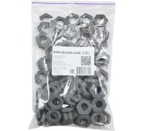 Крепеж для гофрированных труб Weyer GMK-M12DG-k100 контргайка, цвет темно-серый, внутр. M12х1.5, комплект-100 шт. WE4600900-100