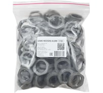 Крепеж для гофрированных труб Weyer GMK-M25DG-k100 контргайка, цвет темно-серый, внутр. M25х1.5, комплект-100 шт. WE4601200-100