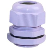Сальник ГОФРОМАТИК PG 9 пластик (4-8мм) IP68 фиолетовый (100 шт в упак) zeta35237