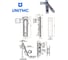Замок промышленный UnitMC MS 3620-4 6