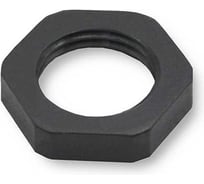 Крепеж для гофрированных труб WEYER GMK-P11B-k50, контргайка, цвет черный, внутр. PG11, комплект-50 шт. WE4604700-50