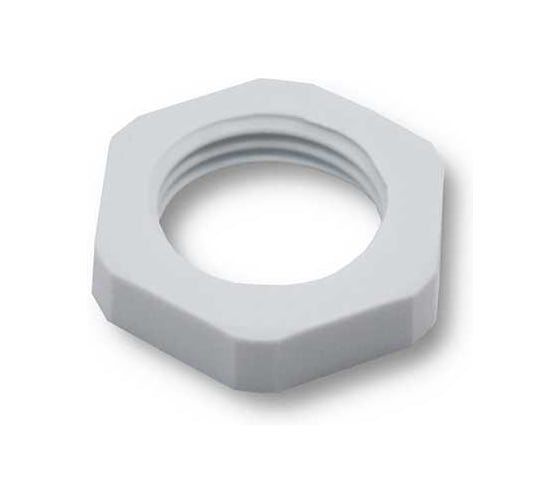 Крепеж для гофрированных труб WEYER GMK-P13.5G-k10, контргайка, цвет серый, внутр. PG13.5, комплект-10 шт. WE4602800-10