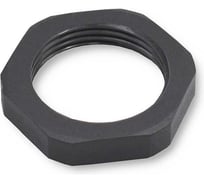 Крепеж для гофрированных труб WEYER GMK-P29B-k50, контргайка, цвет черный, внутр. PG29, комплект-50 шт. WE4605100-50