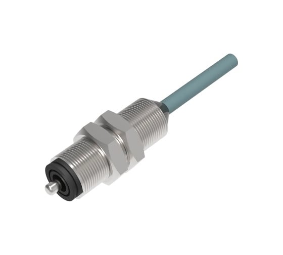 Высокоточный контактный датчик AKUSENSE MR-T8 Sh=1,5 мм, NPN NO, 5...24В, IP69, кабель1м 08-00053458