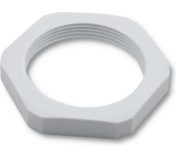 Крепеж для гофрированных труб Weyer GMK-P42G-k100 контргайка, цвет серый, внутр. PG42, комплект-100 шт. WE4603300-100