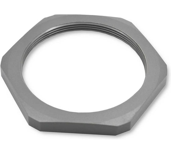 Крепеж для гофрированных труб Weyer GMK-P29DG-k50 контргайка, цвет темно-серый, внутр. PG29, комплект-50 шт. WE4604100-50