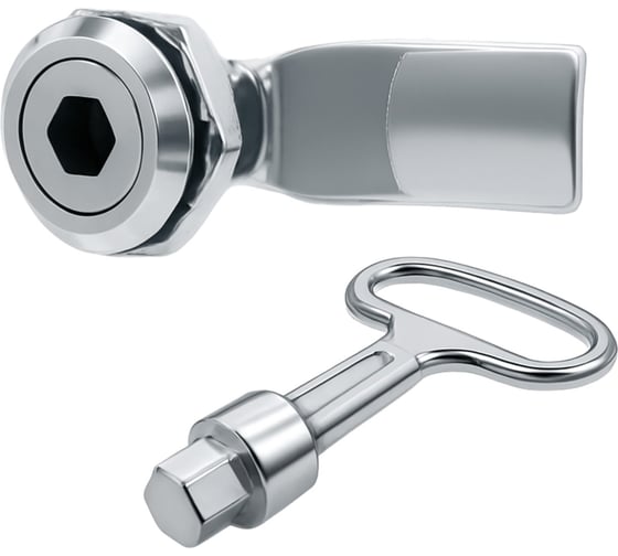 Замок щитовой замок.su MS 7055-6 с шестигранным ключом изогнутый ригель 7055-6 CN