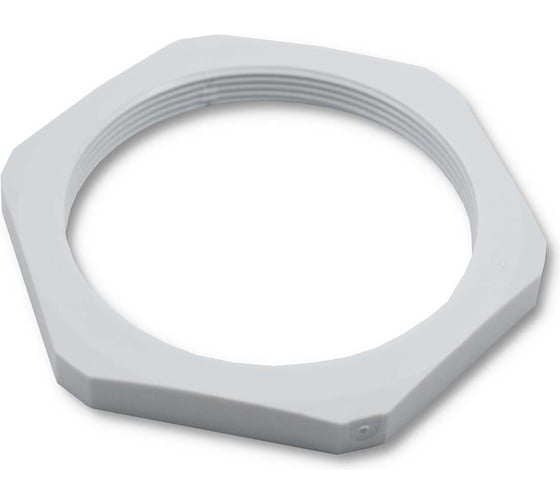 Крепеж для гофрированных труб Weyer GMK-M63G-k100 контргайка, цвет серый, внутр. M63х1.5, комплект-100 шт. WE4600800-100