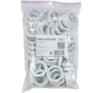 Крепеж для гофрированных труб Weyer GMK-P16G-k50 контргайка, цвет серый, внутр. PG16, комплект-50 шт. WE4602900-50