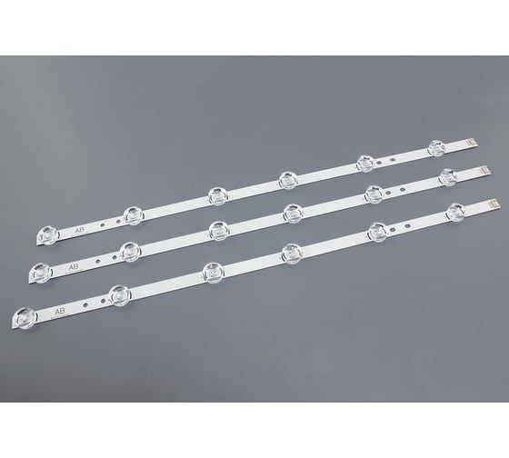 Светодиодная подсветка TV Amperin 32 LG 32LB Innotek DRT 3.0 (комплект 3шт), большие линзы 90063