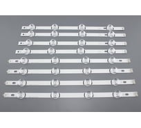 Светодиодная подсветка TV Amperin 42 LG 42LB Innotek DRT 3.0 (комплект 8 шт), большие линзы 90047