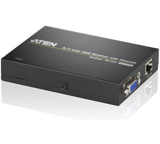 Приемник ATEN VGA и Аудио по кабелю Cat 5 с возможностью каскадирования, 1280х1024 150м VE172R-AT-G