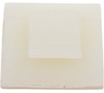 Самоклеящаяся клипса для круглого кабеля диаметром 5 мм DKC белая, 18,5x18,5 100 шт 25430