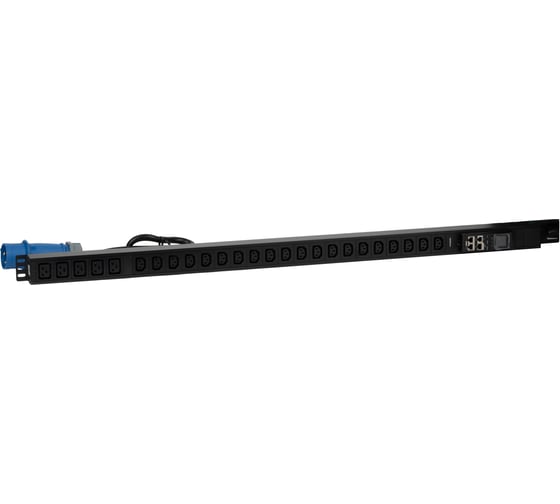 Блок контролируемых электрических розеток TLK Серия MN (Monitored), вертикальный, 20хC13,5хС19,32А TLK-PPI-MN-A20B05-M51-WL-BK