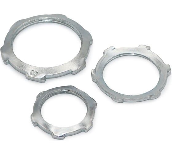 Гайка заземляющая ГОФРОМАТИК стальная М25х1,5 50 шт в упаковке zeta40303 1