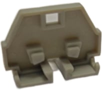 Торцевая крышка UPUN UJ2-1.5NG для клемм UJ2-1.5N, цвет: серый, монтаж DIN 35, 10 шт. erp859413-1