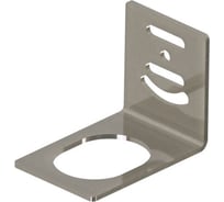 Угловая монтажная пластина PIEZUS для установки датчиков в корпусе M30 мм, никелированная латунь SPA-04