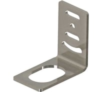 Угловая монтажная пластина PIEZUS для установки датчиков в корпусе M18 мм, никелированная латунь SPA-06