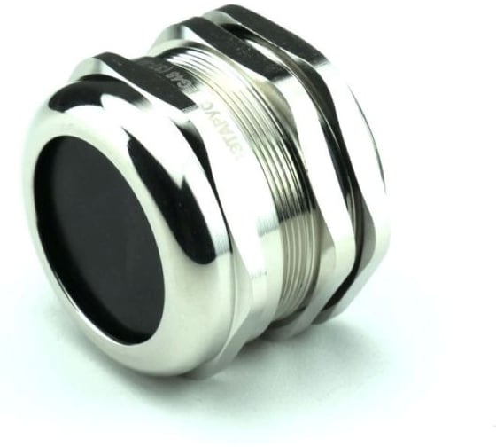 Кабельный ввод ГОФРОМАТИК PG 48 латунный УТ1,5 IP66/67/68 (d кабеля 37-44 мм) (3 шт в упак) zeta30162