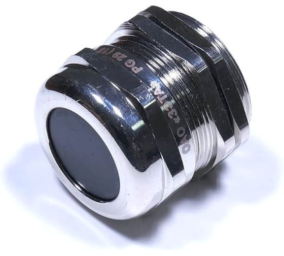 Кабельный ввод ГОФРОМАТИК PG 29 латунный УТ1,5 IP66/67/68 (d кабеля 18-25 мм) (20 м/уп.) zeta30156