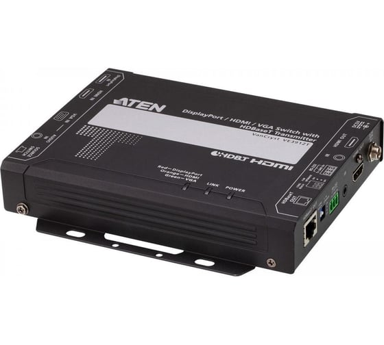 Передатчик ATEN DisplayPort / HDMI / VGA Switch with HDBaseT Transmitter VE3912T-AT-G