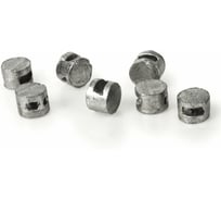 Пломбы свинцовые ОФИСМАГ диаметр 10 мм, высота 7 мм, упаковка 10кг 600418