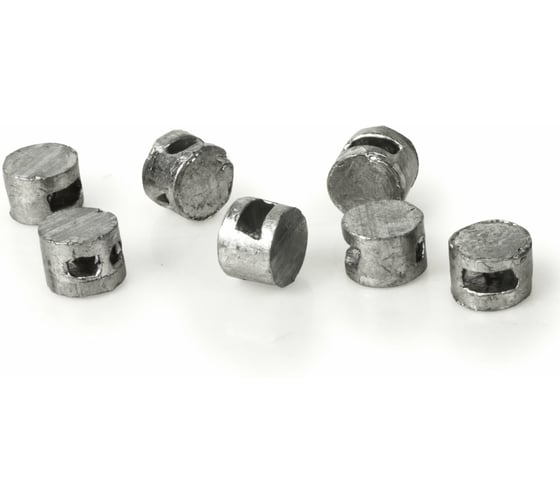 Пломбы свинцовые ОФИСМАГ диаметр 10 мм, высота 7 мм, упаковка 10кг 600418