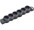 Колодка для удлинителя IEK STANDARD К06 6 мест черный 695045 1