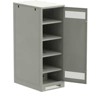 Шкаф (пустой) ITK LINEA B 1700х600мм дверь металлическая серый LB35-17H69-M
