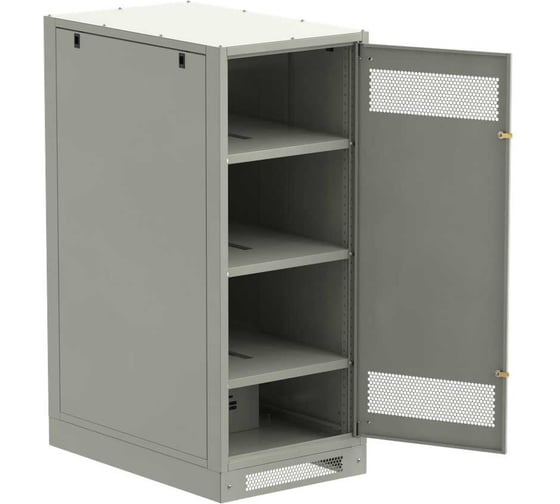 Шкаф (пустой) ITK LINEA B 1450х600мм дверь металлическая серый LB35-14H69-M
