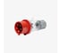 Вилка кабельная прозрачная Voltz 32 A, 380-415 В, 3P+N+E, quick connect, IP44 PC256Q44 3