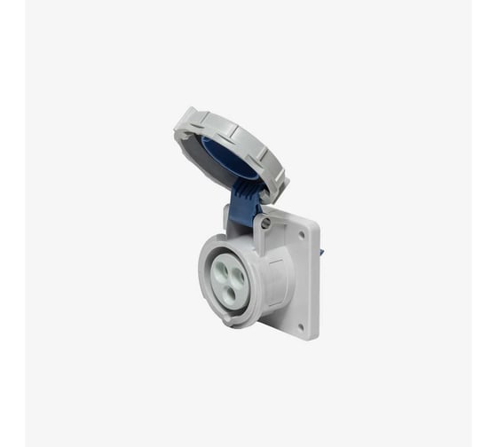 Розетка встраиваемая панельная Voltz 16 A, 220-250 В, 2P+E, quick connect, IP67 SP136Q67