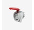 Розетка встраиваемая наклонная Voltz 32 A, 380-415 В, 3P+N+E, quick connect, IP44 SA256Q44 1