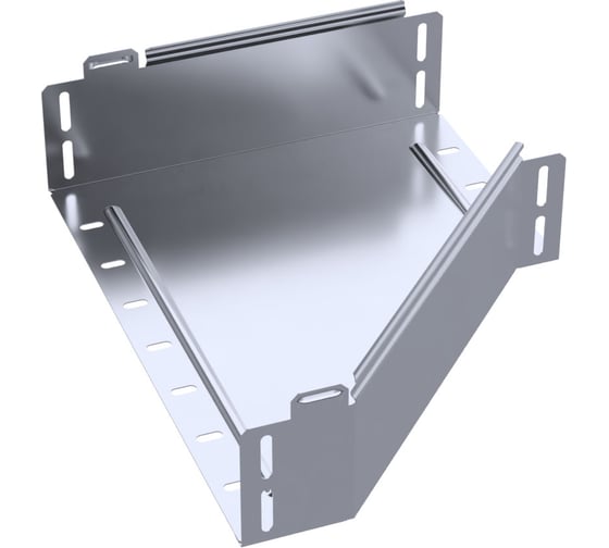 Переходник левый Промрукав Стандарт INOX (AISI 316) 400х200х100 (0,8 мм) PR16.5548
