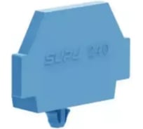 Крышка защитная SUPU TB для клемм с монтажной ножкой, синий, 100шт 240634