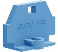 Крышка защитная SUPU TB для клемм с фиксирующим фланцем, синий, 100шт 240624