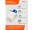 Вилка стационарная скрытая однофазная трёхпроводная синяя Jazzway PPC 513 2Р+РЕ 16А 220В IP44 5072817 6