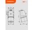 Вилка стационарная Jazzway трёхфазная пятипроводная красная PPC 525 3Р+РЕ+N 32А 380В IP44 5072916 3