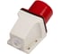 Вилка стационарная Jazzway трёхфазная пятипроводная красная PPC 525 3Р+РЕ+N 32А 380В IP44 5072916 11