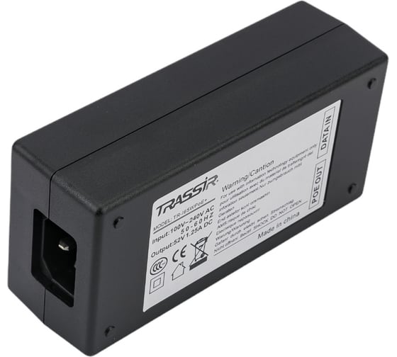 PoE-инжектор TRASSIR Ethernet TR-I65WPoE+ УТ-00037270