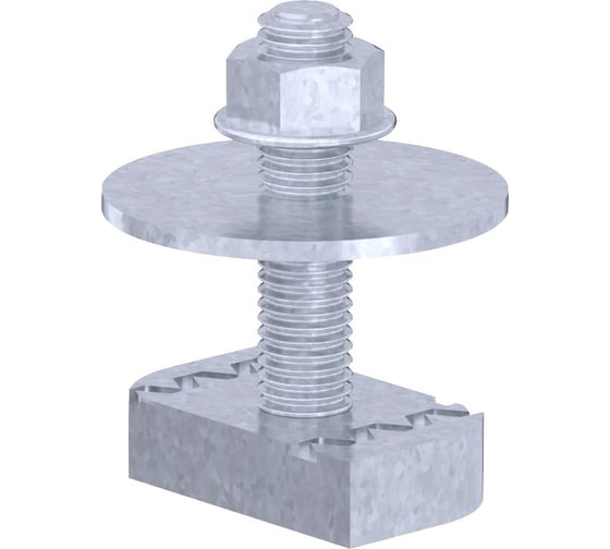 Т-болт PRO-montag.ru с пластиной круглой PM-TO M8x50 (6,0) HDZ 10 шт. PM77749-1HDZ